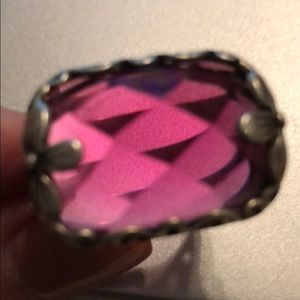 Silpada plum stone ring